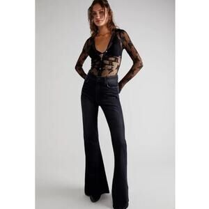 Sandrine Rose x Free People Retro Super Flare Jeans